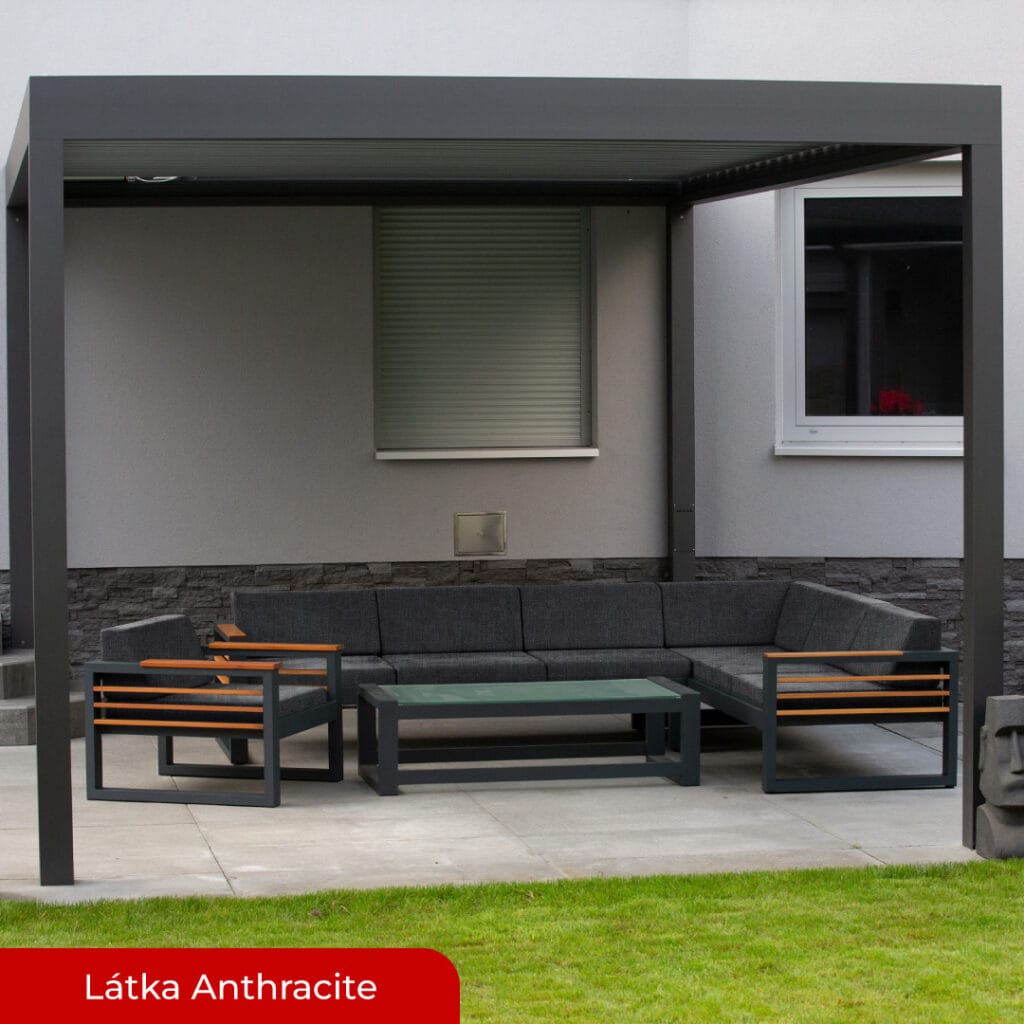 ALUX Nábytek - set KAWERIA konfig. Anthracite / Dark grey