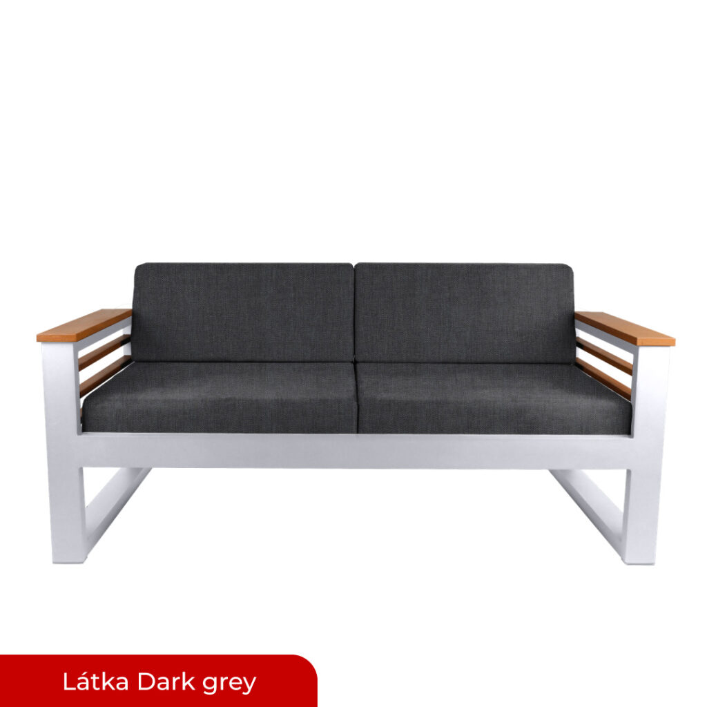 ALUX Nábytek - sedačka DAKARAI konfig. Silver / Dark grey